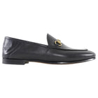 Gucci Jordaan Black Leather Horsebit Loafers - 37