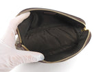 Gucci Brown Monogram Supreme Canvas Web Small Ophidia Dome Cosmetic Case Bag