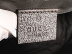 Gucci Brown Monogram Supreme Canvas Web Small Ophidia Dome Cosmetic Case Bag
