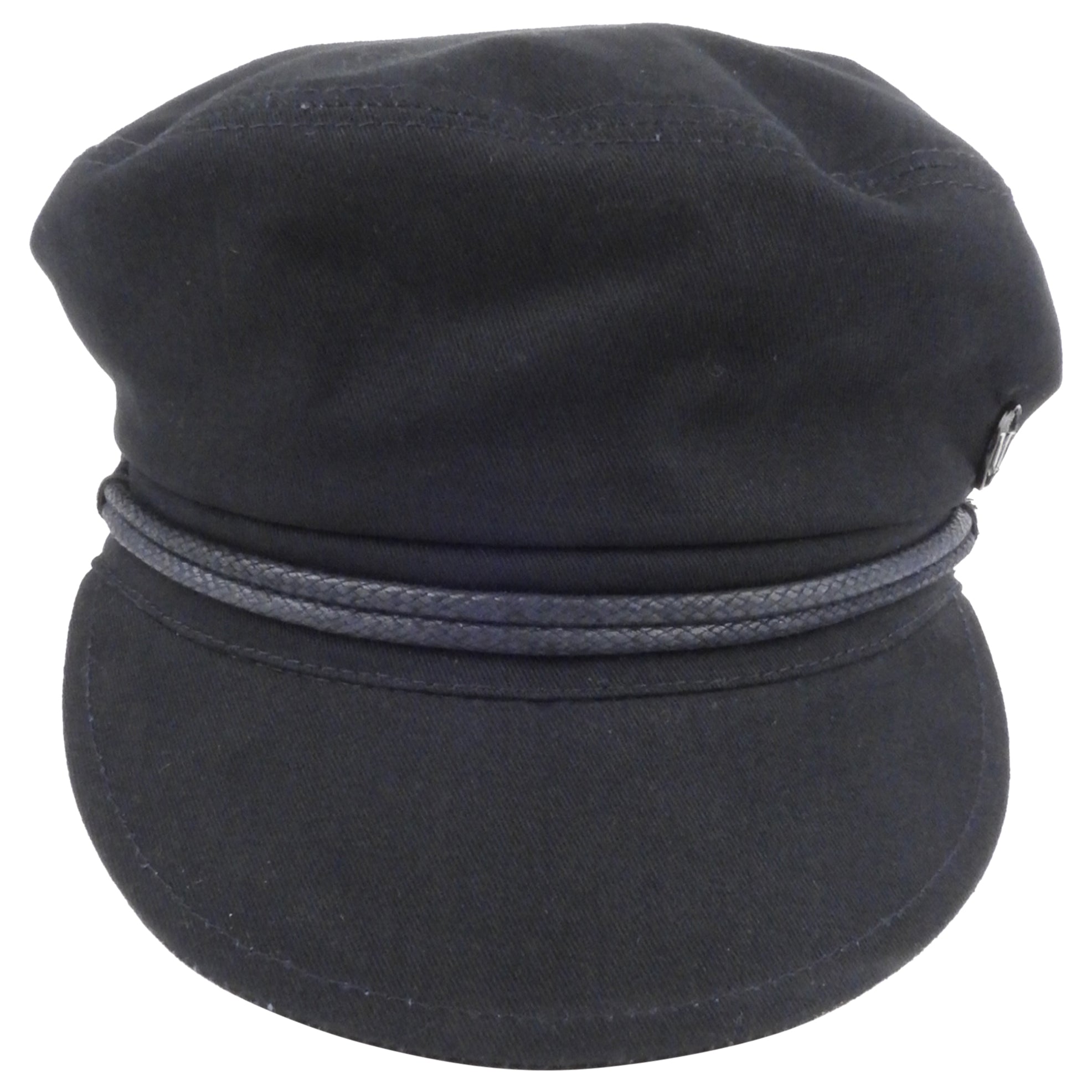 Tiger, cap in black cotton - Maison Michel Paris.