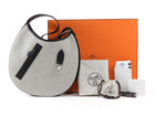 Hermes Ecru and Black Noir 2024 Arcon GM Toile and Leather Shoulder Bag GM