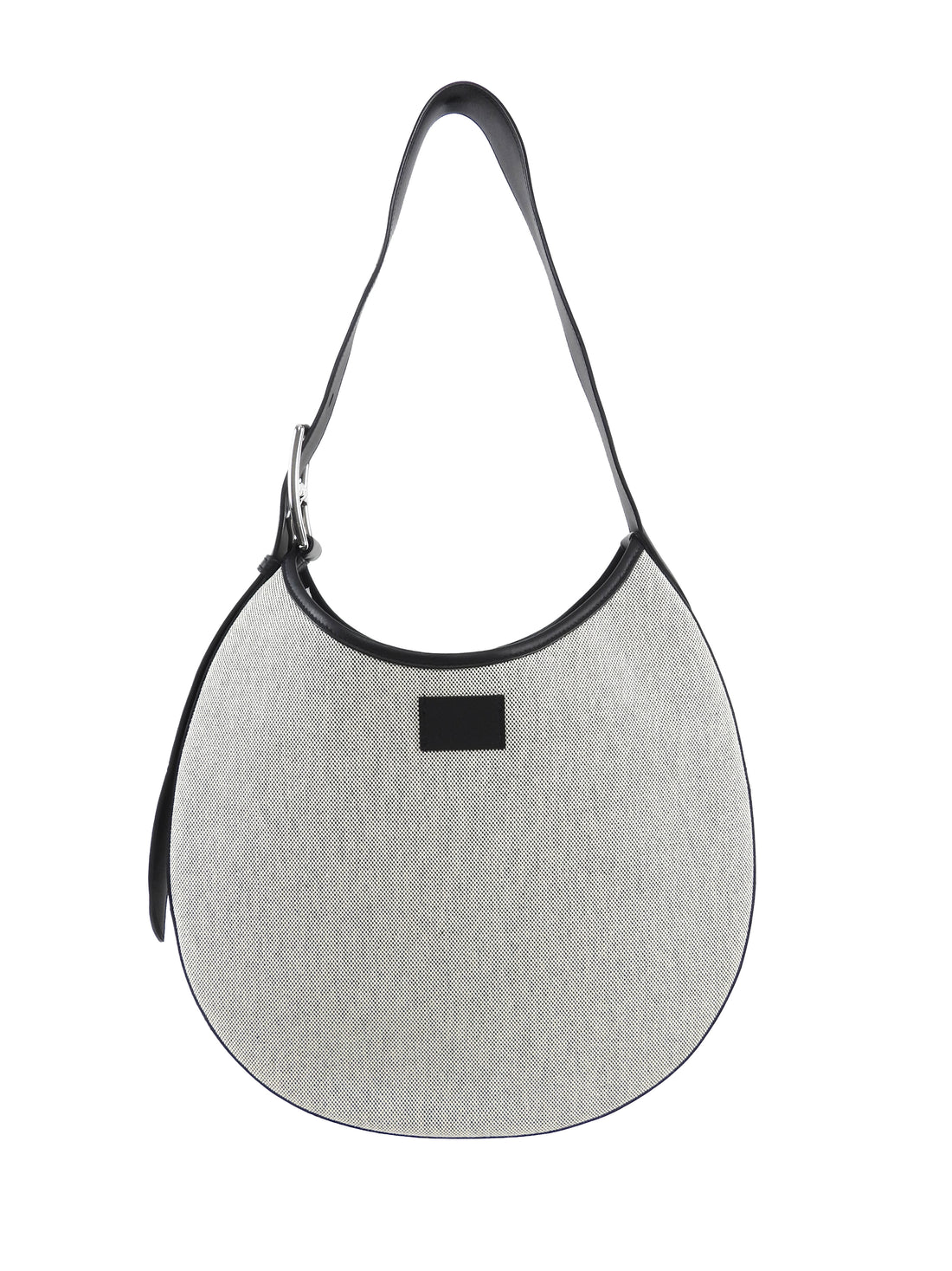 Hermes Ecru and Black Noir 2024 Arcon GM Toile and Leather Shoulder Bag GM
