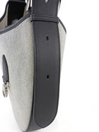 Hermes Ecru and Black Noir 2024 Arcon GM Toile and Leather Shoulder Bag GM