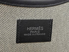 Hermes Ecru and Black Noir 2024 Arcon GM Toile and Leather Shoulder Bag GM