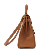 Hermes Gold Vintage 1996 Kelly 32 Courchevel Gold GHW