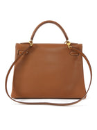 Hermes Gold Vintage 1996 Kelly 32 Courchevel Gold GHW
