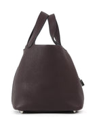 Hermes Dark Brown 2022 Picotin 18 Dark Brown Clemence Bag PHW