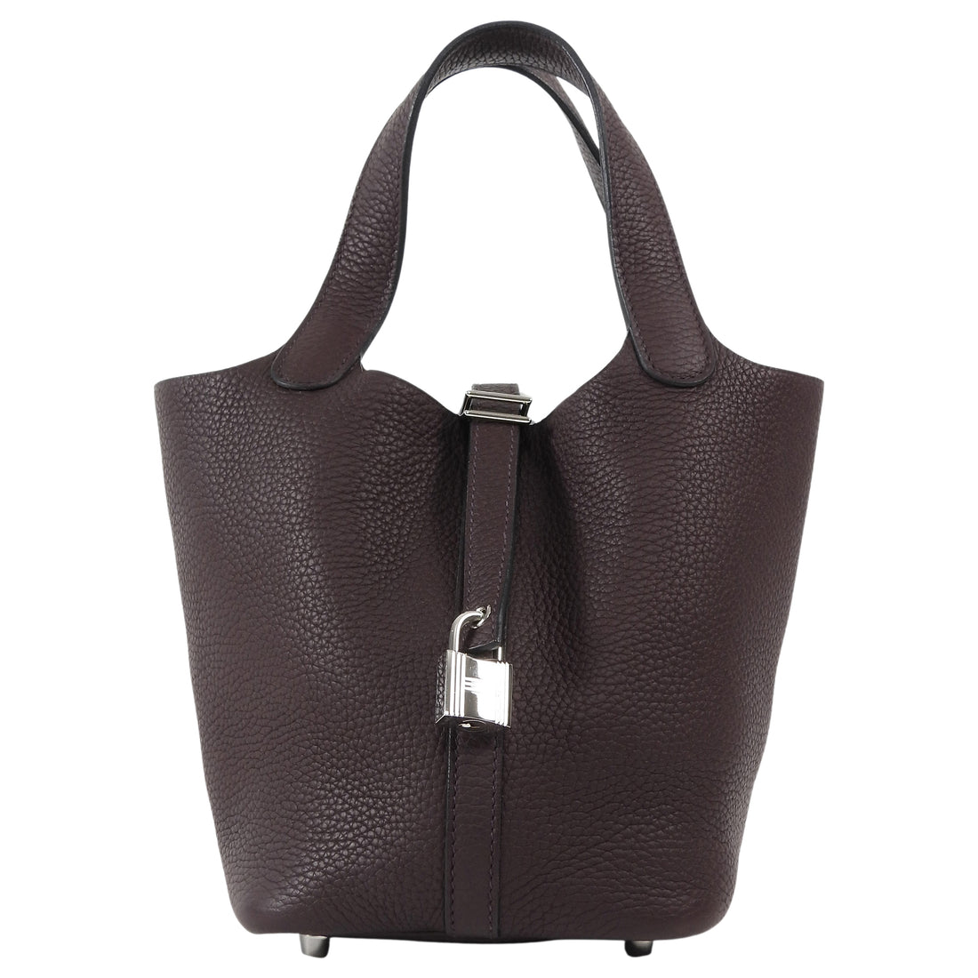 Hermes Dark Brown 2022 Picotin 18 Dark Brown Clemence Bag PHW