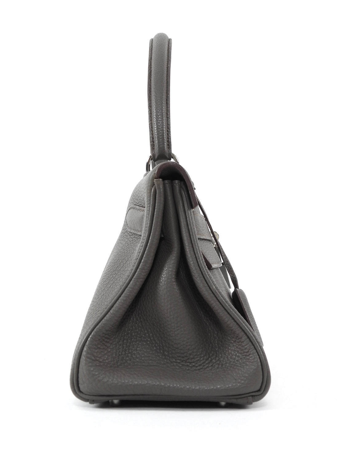 Hermes Etoupe JPG Shoulder Kelly 42 Clemence PHW Bag