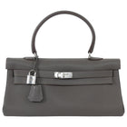 Hermes Etoupe JPG Shoulder Kelly 42 Clemence PHW Bag