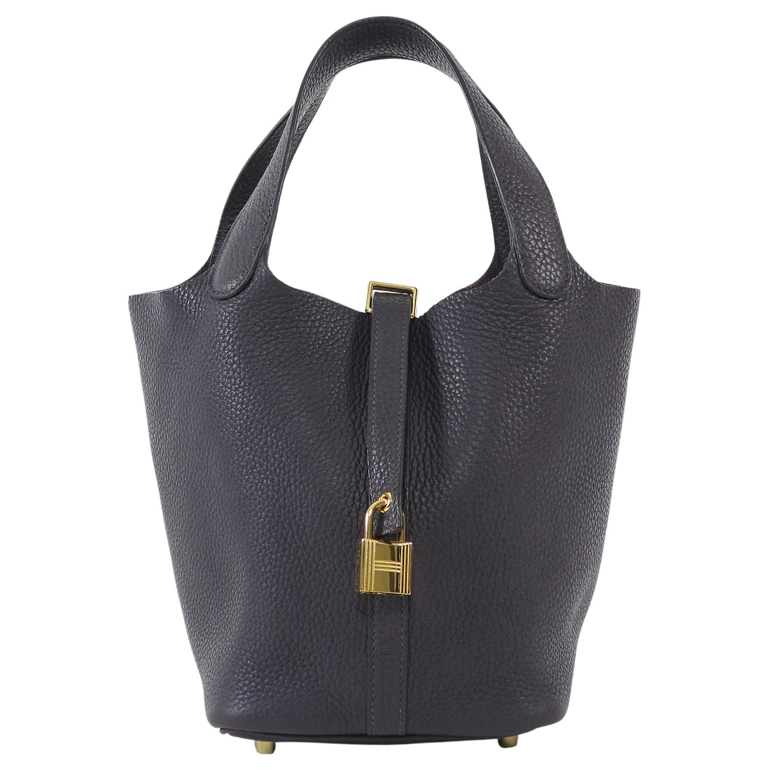 Hermes Cassis Picotin 18 N5 Cassis Dark Purple 2019 Clemence GHW Bag