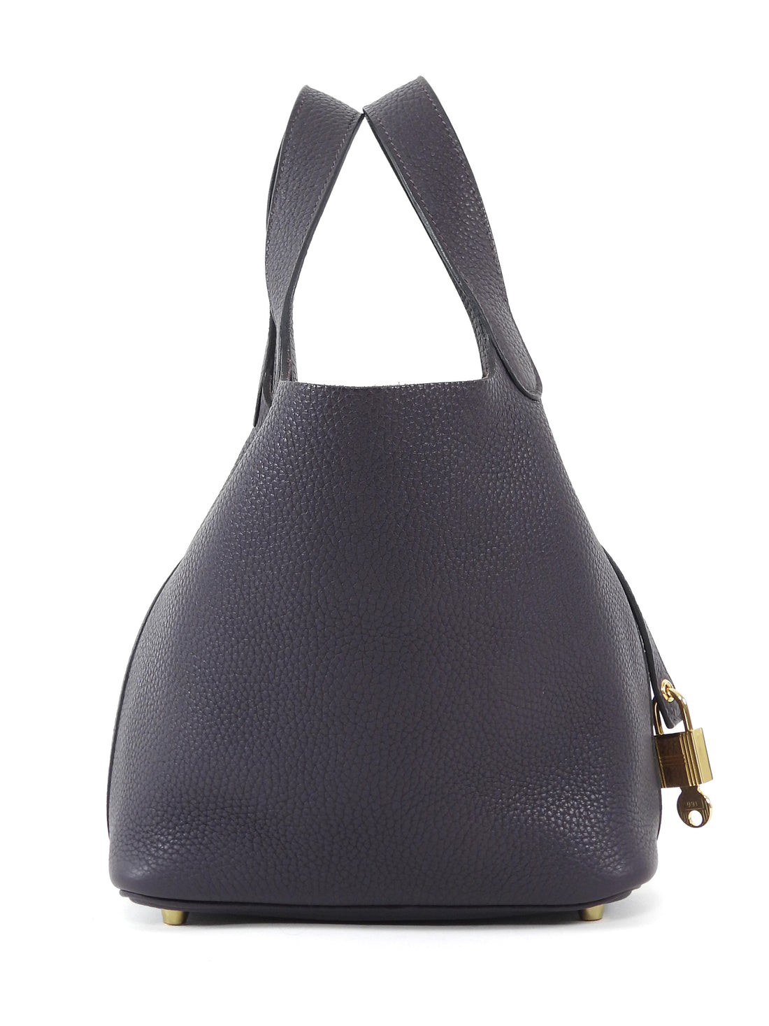 Hermes Cassis Picotin 18 N5 Cassis Dark Purple 2019 Clemence GHW Bag