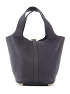 Hermes Cassis Picotin 18 N5 Cassis Dark Purple 2019 Clemence GHW Bag