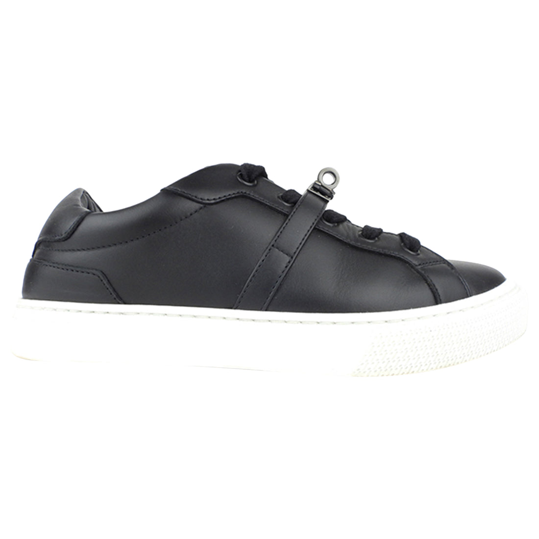 Hermes Black Calfskin Leather Low Top Women's Day Sneakers - FR 37.5 | 36.5 IT