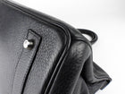 Hermes Black Clemence Leather JPG Shoulder Birkin 40cm PHW