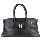 Hermes Black Clemence Leather JPG Shoulder Birkin 40cm PHW