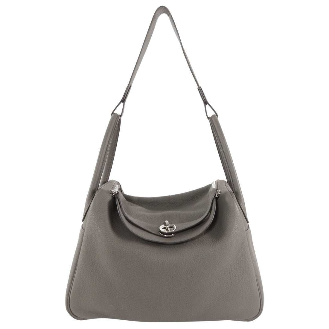 Hermes Etaine Clemence Leather Lindy 30 Two Way Bag 2020 PHW