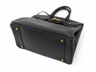 Hermes Noir Black Vintage 2003 Black Noir Ardennes Birkin 35 GHW