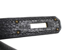 Hermes Noir Black Vintage 2003 Black Noir Ardennes Birkin 35 GHW