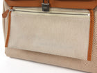 Hermes Naturel Sable  Herbag Zip 31 Naturel Sable Ecru Viking Cross Toile Canvas Bag 31