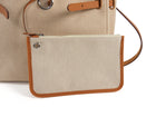Hermes Naturel Sable  Herbag Zip 31 Naturel Sable Ecru Viking Cross Toile Canvas Bag 31