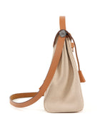 Hermes Naturel Sable  Herbag Zip 31 Naturel Sable Ecru Viking Cross Toile Canvas Bag 31
