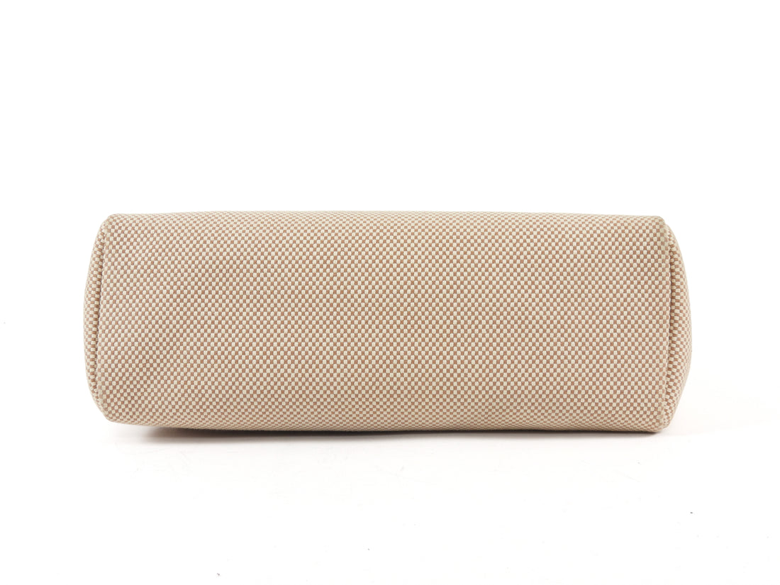 Hermes Naturel Sable  Herbag Zip 31 Naturel Sable Ecru Viking Cross Toile Canvas Bag 31