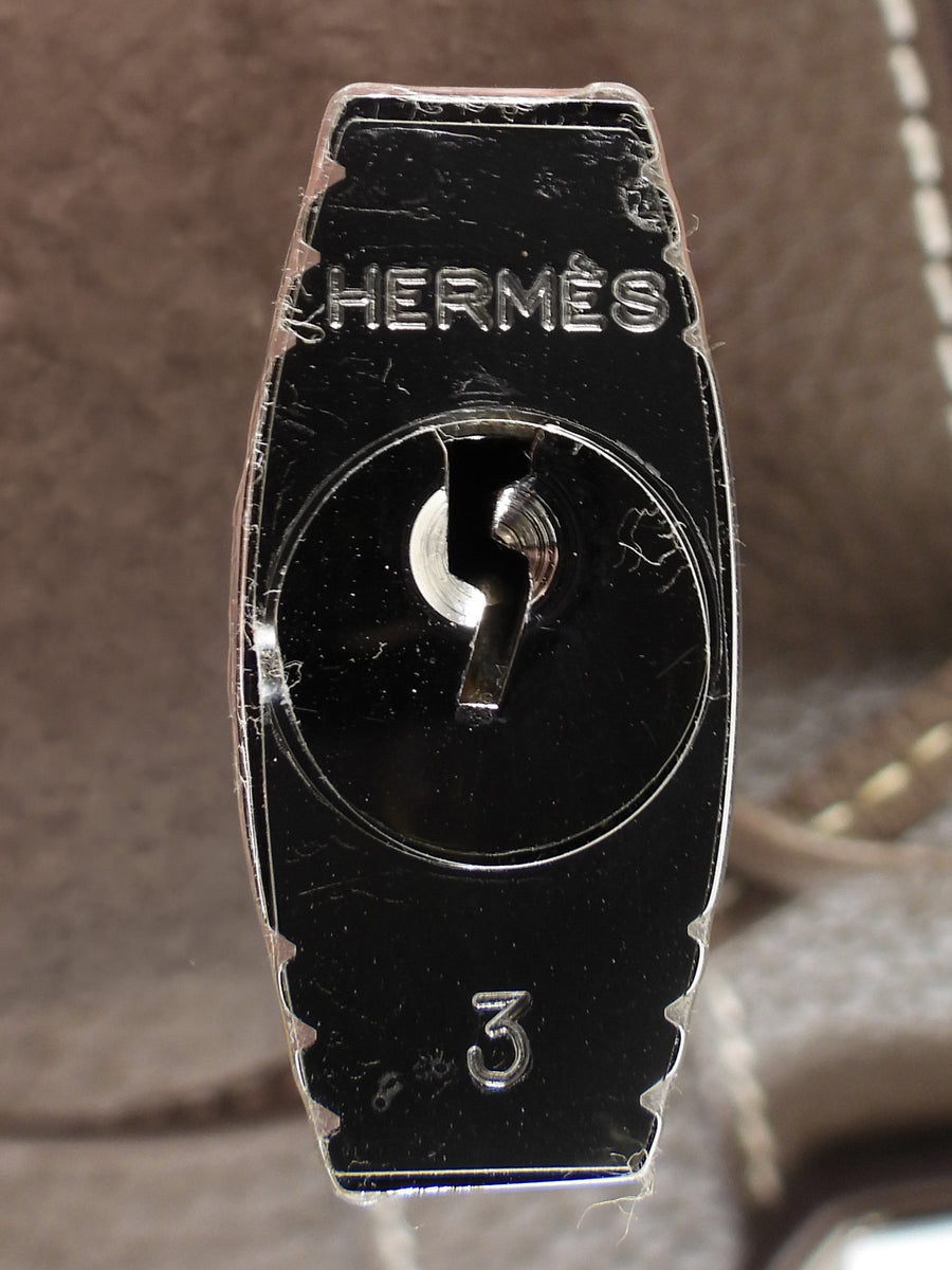 Hermes Etoupe JPG Shoulder Birkin 42 Clemence PHW Bag