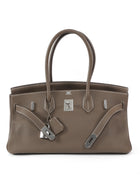 Hermes Etoupe JPG Shoulder Birkin 42 Clemence PHW Bag