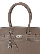 Hermes Etoupe JPG Shoulder Birkin 42 Clemence PHW Bag