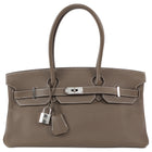 Hermes Etoupe JPG Shoulder Birkin 42 Clemence PHW Bag