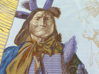 Hermes lilac gold blue purple Vintage Carre en Carre Cashmere Silk Long Shawl Scarf
