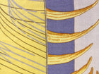 Hermes lilac gold blue purple Vintage Carre en Carre Cashmere Silk Long Shawl Scarf