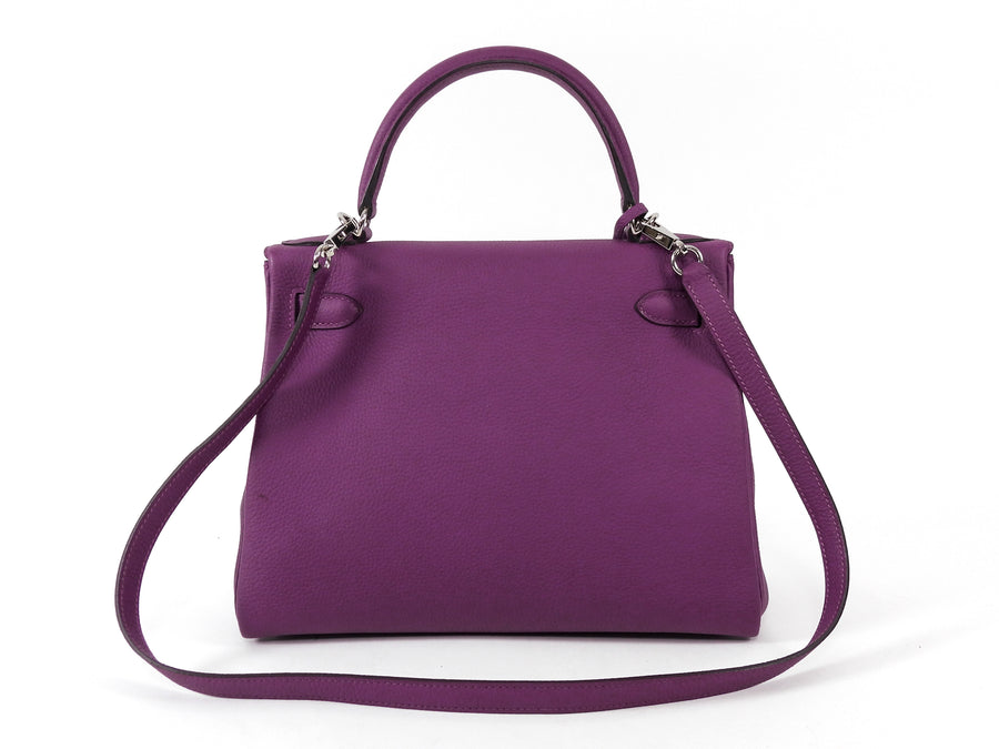 Hermes Anemone 2020 Kelly 28 Anemone Togo Retourne Special Order Bag PHW