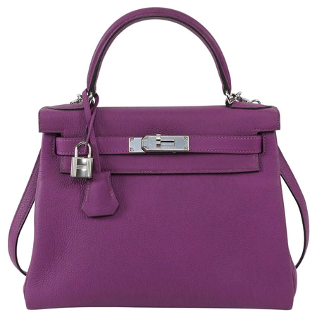 Hermes Anemone 2020 Kelly 28 Anemone Togo Retourne Special Order Bag PHW