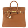 Hermès Vintage 1999 HAC Haut à Courroies Birkin 32 Gold Courchevel Leather Bag GHW