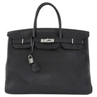 Hermes Birkin 40 Noir Black Togo Leather PHW Bag