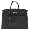 Hermes Birkin 40 Noir Black Togo Leather PHW Bag