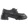 Hermes Leather First Derby Black Leather Kelly Lock Oxford Shoes - 37