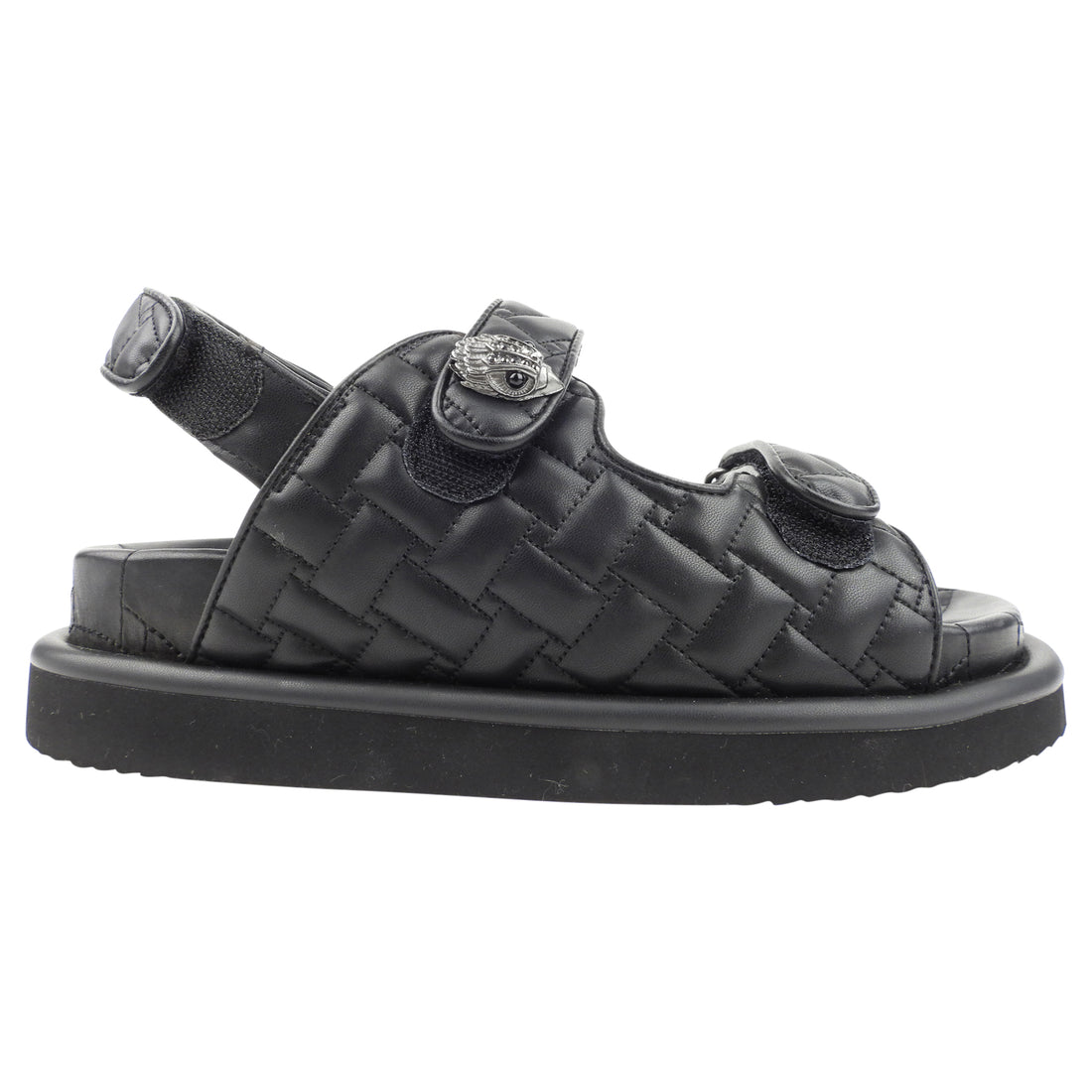 Kurt geiger london best sale orson quilted leather sandals