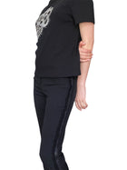 Givenchy Black Lace Zipper Trousers - 36