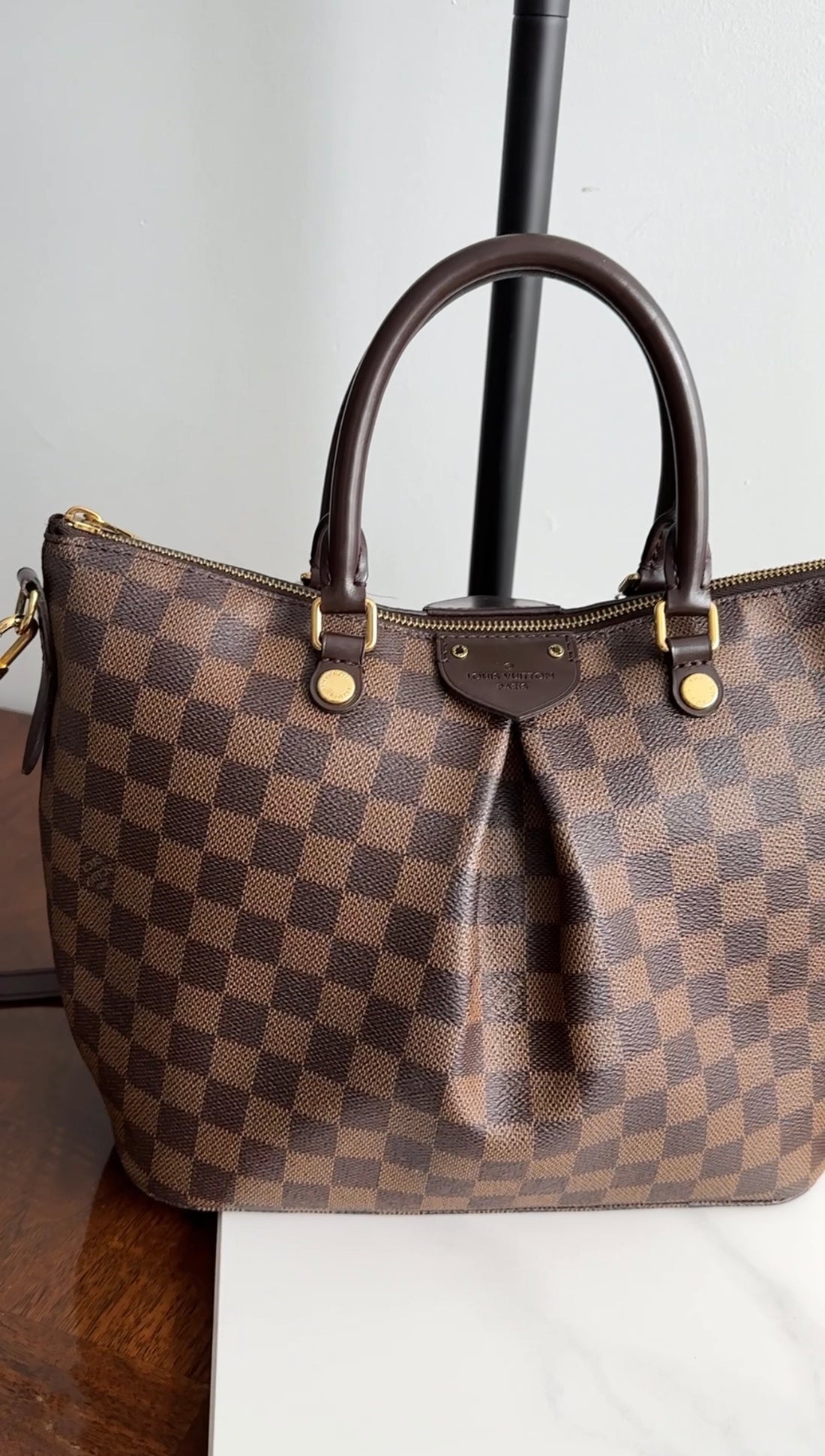 Louis Vuitton Damier Ebene Sienna MM Two Way Bag