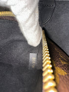 Louis Vuitton Monogram Canvas Black Leather Neo Noe MM Bag