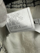 Chanel 06C Black and white Tweed Jacket with Silver Buttons - FR38 / 6