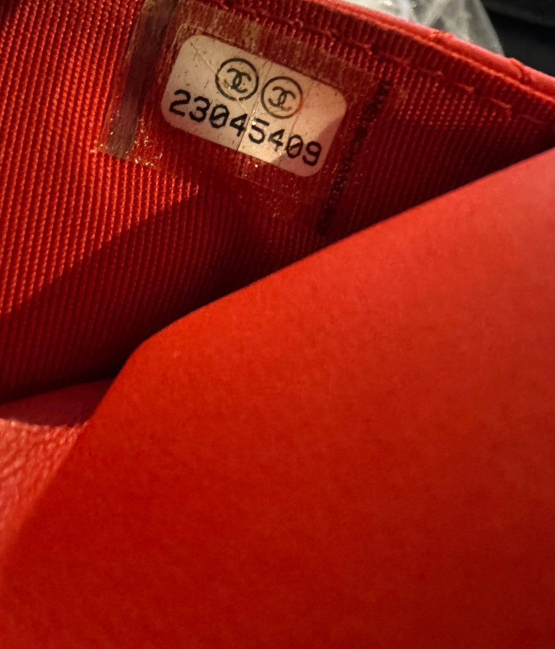 Chanel Red Quilted Leather Timeless Classic Wallet on Chain Bag