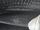 Saint Laurent Black Croc Embossed Mini Kate Tassel Chain Bag Mini