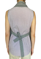 Brunello Cucinelli Purple Striped Combo Knit Sleeveless Top - S