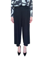 Issey Miyake Black Wide Balloon Cropped Trousers - 2 / M / US 6-8