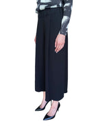 Issey Miyake Black Wide Balloon Cropped Trousers - 2 / M / US 6-8