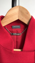 Alexander McQueen Red Wool Bell Sleeve Jacket - IT44 / 8